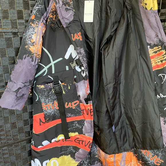 Winter coat in universal size multi colour by Miss City  Official - Picture 3 of 13